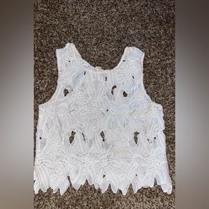 Caution to the wind tank top